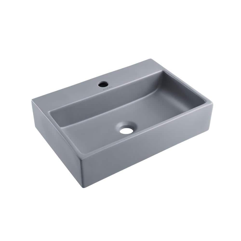Claire 20 Rectangle Ceramic Vessel Sink