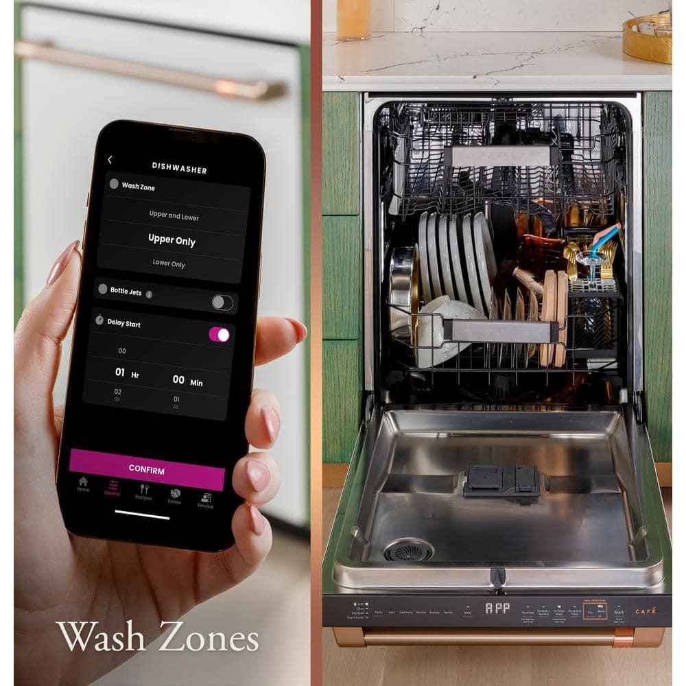 Café Cafe Customfit Energy Star Stainless Interior Smart Dishwasher