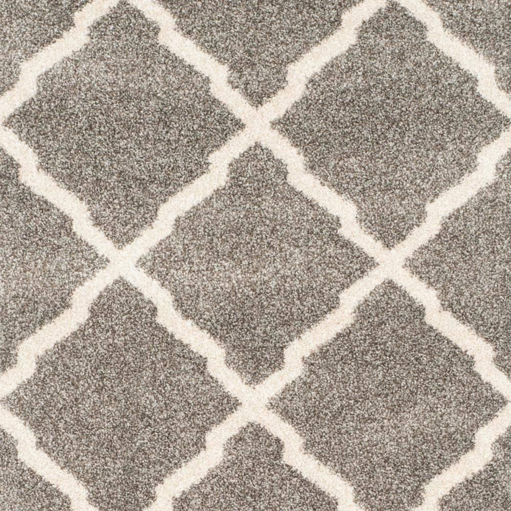 Amherst AMT421 Power Loomed Indoor Runner Rug - Dark Grey/Beige - 2'3"x9' - Safavieh