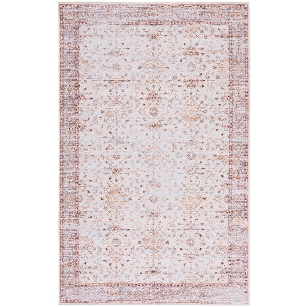 Tucson TSN179 Power Loomed Machine Washable Area Rug - Beige/Gold - 8'x10' - Safavieh.