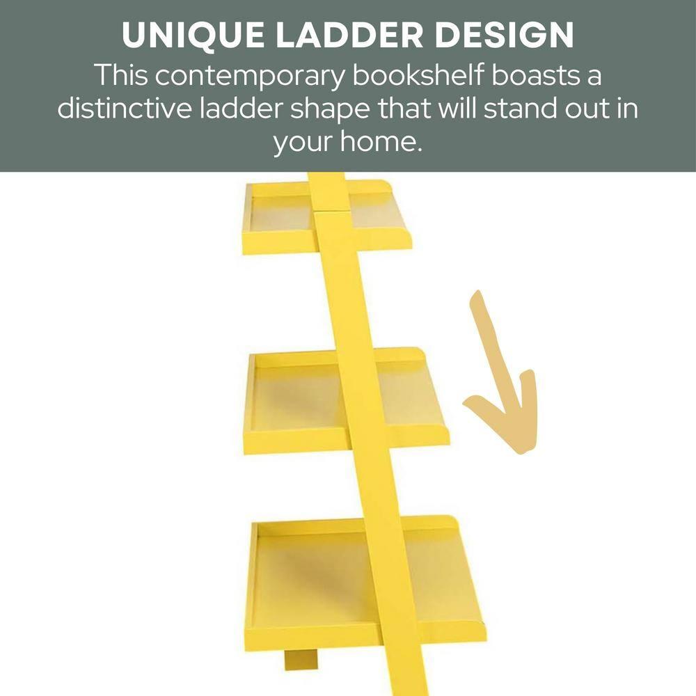 Convenience Concepts American Heritage Bookshelf Ladder-Finish:Yellow