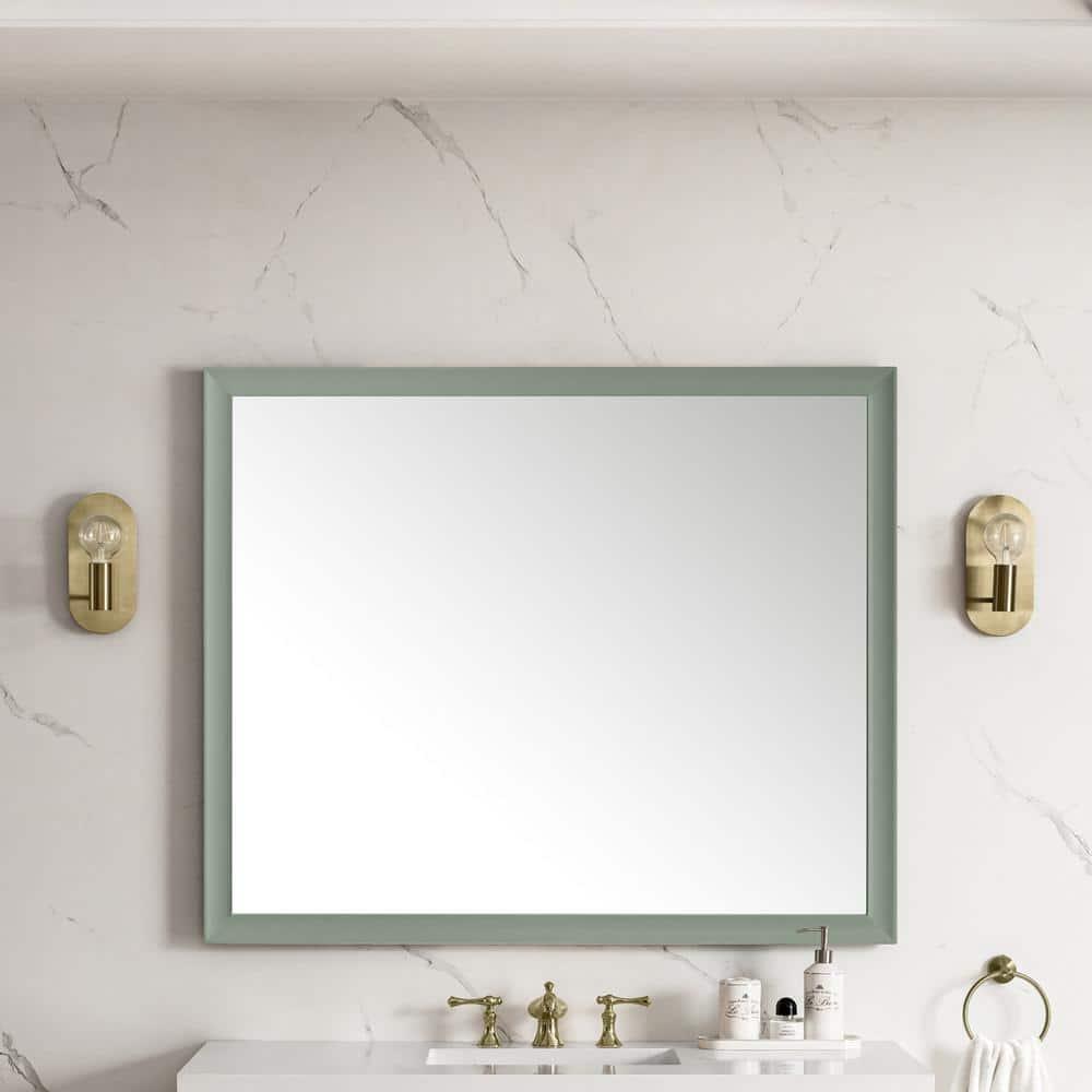Glenbrooke Solid Wood Flat Wall Mirror