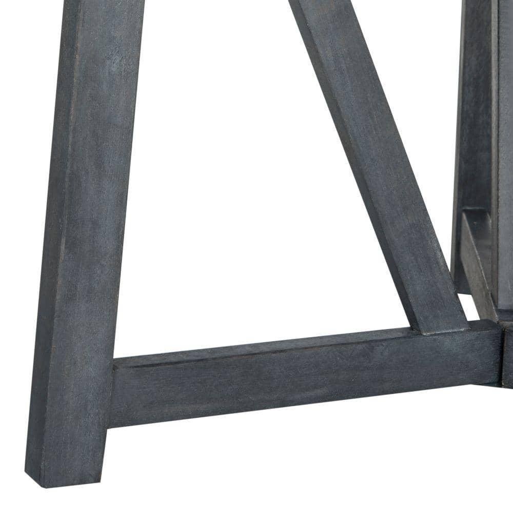 Cloverdale Round Table - Indoor/Outdoor - PAT6733 - Ash Grey - Safavieh