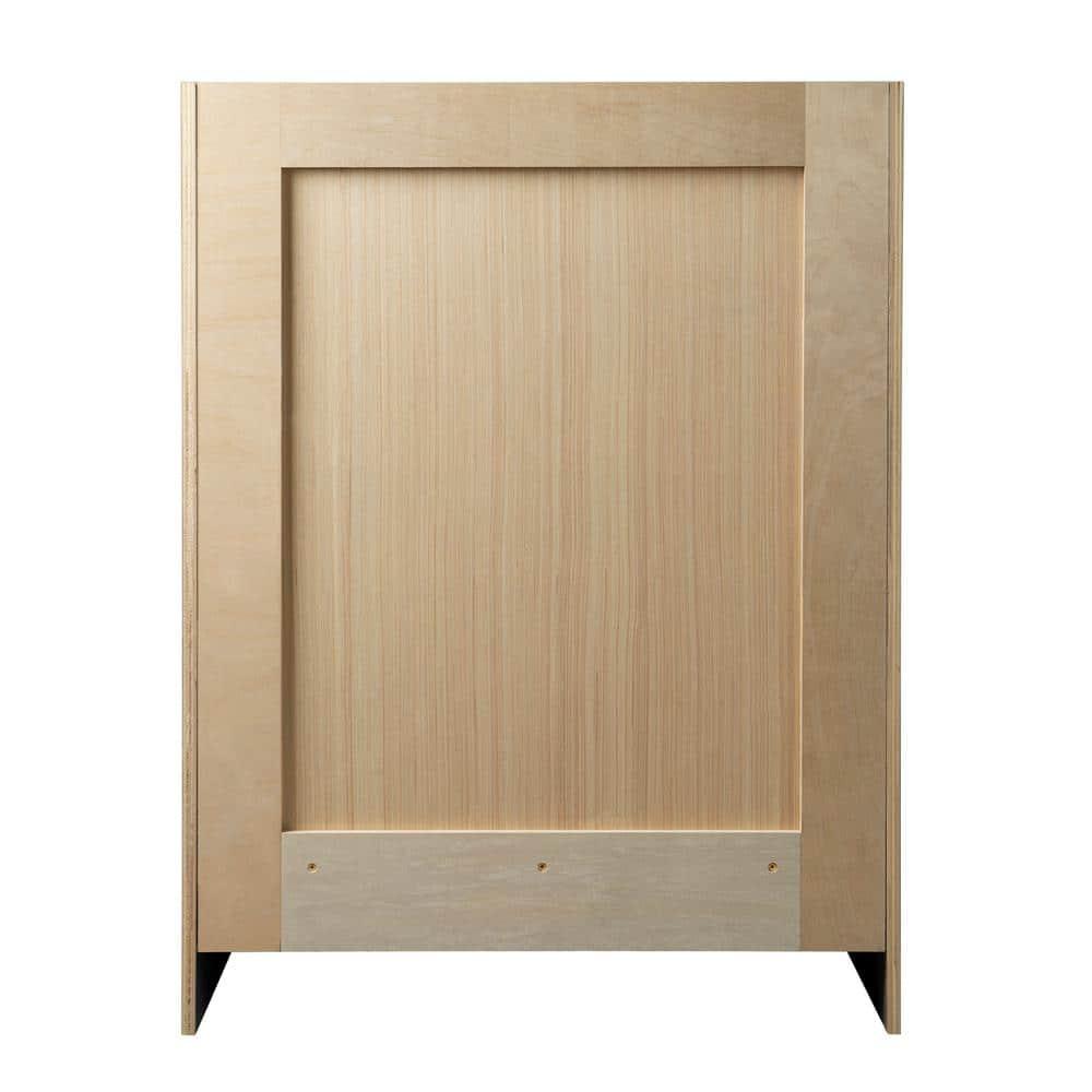 Design House Brookings 24 Inch Bathroom Vanity, Ready to Assemble, Solid Wood, Sherwin Williams – Design House, 587063