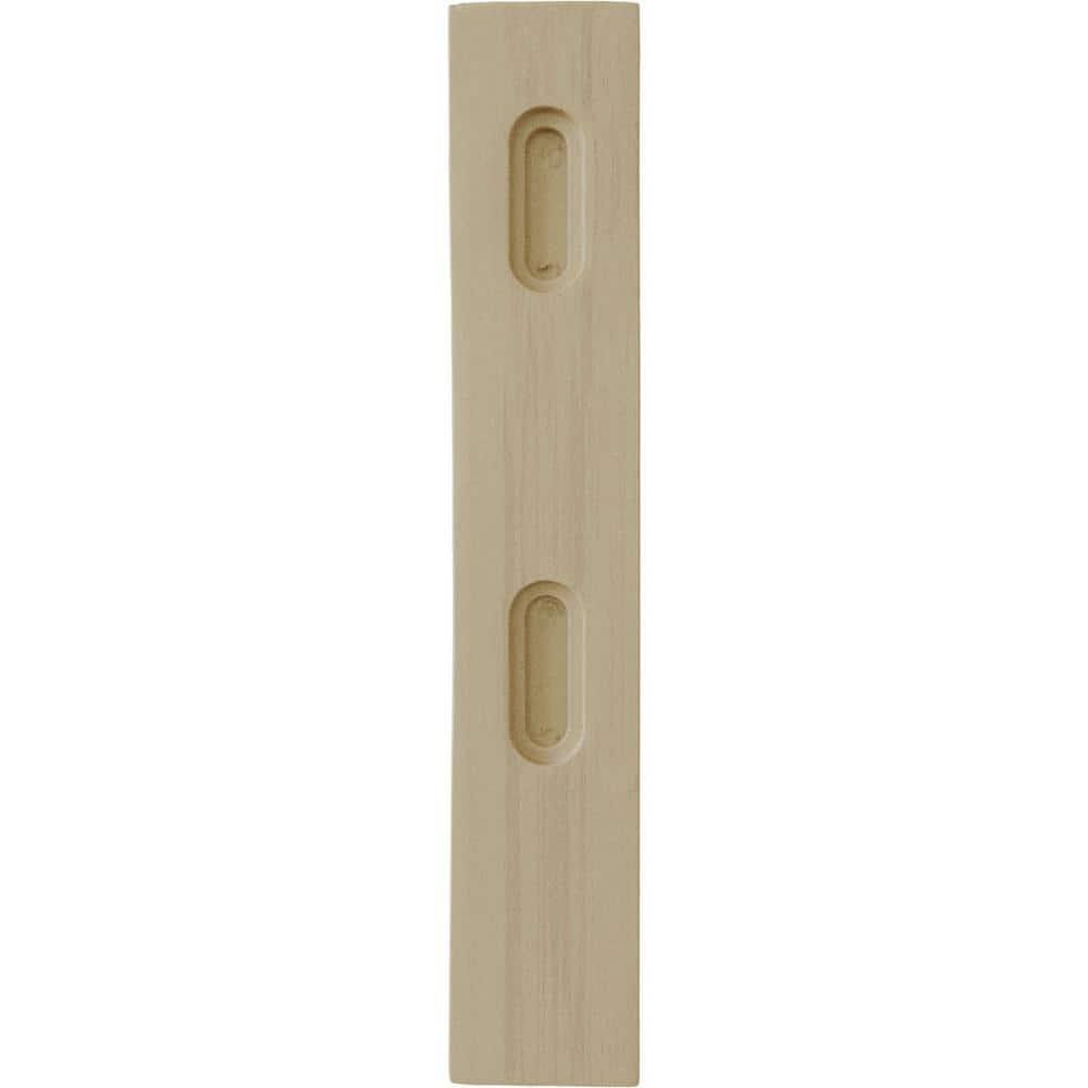 Ekena Millwork 1 3/4"W x 10"D x 10"H Large Olympic Wood Bracket, Rubberwood
