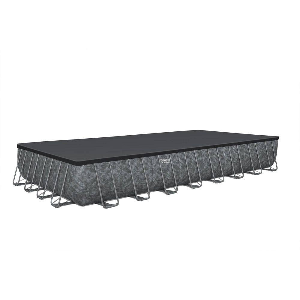 Bestway APX 365 Rectangular Above Ground Pool Set, 31'4" x 16' x 52"