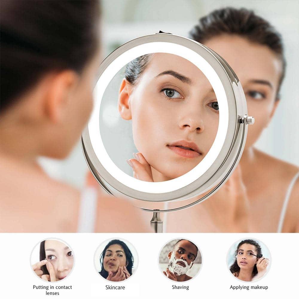 Ovente Concave LED Wall Mirror