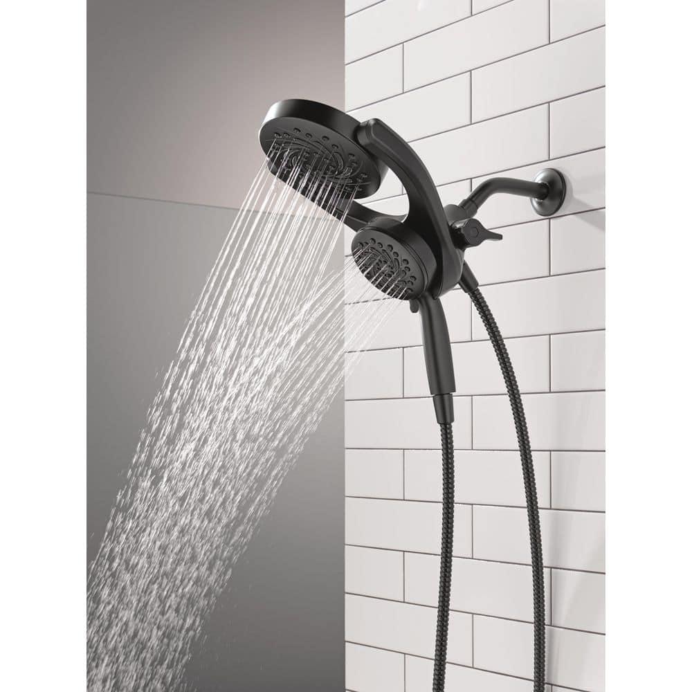 5-Setting HydroRain 2-in-1 Dual Shower Head with ProClean Spray