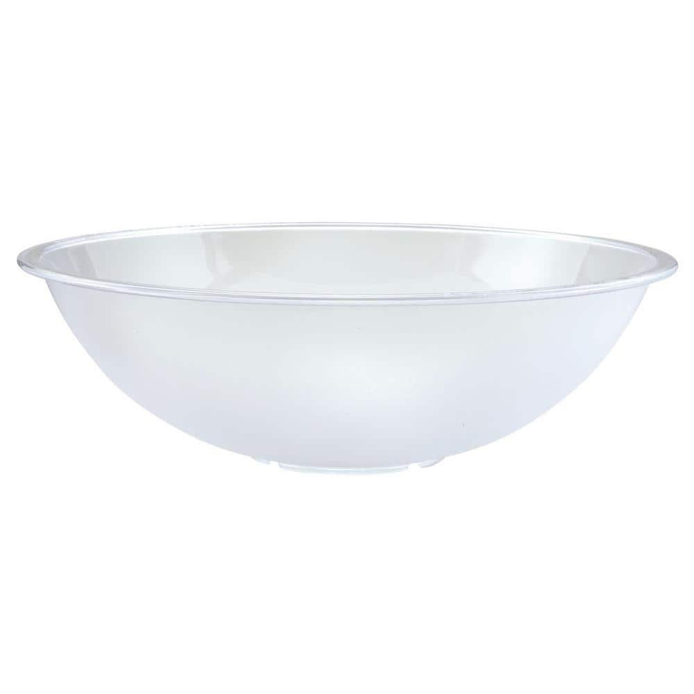 Clear Polycarbonate Round Serving Bowl, 15.75-Inch Diameter