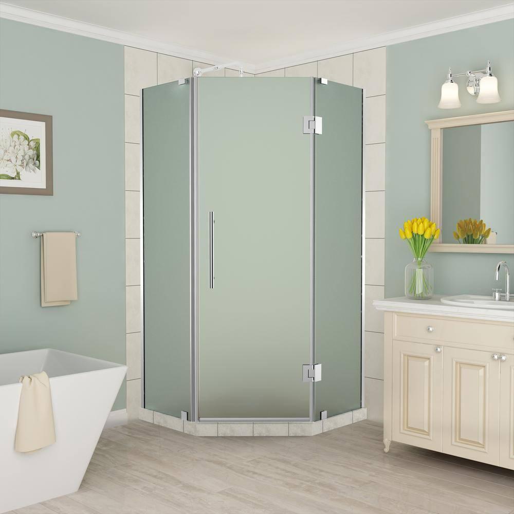 Merrick 34" x 72" Neo Angle Hinged Shower Enclosure