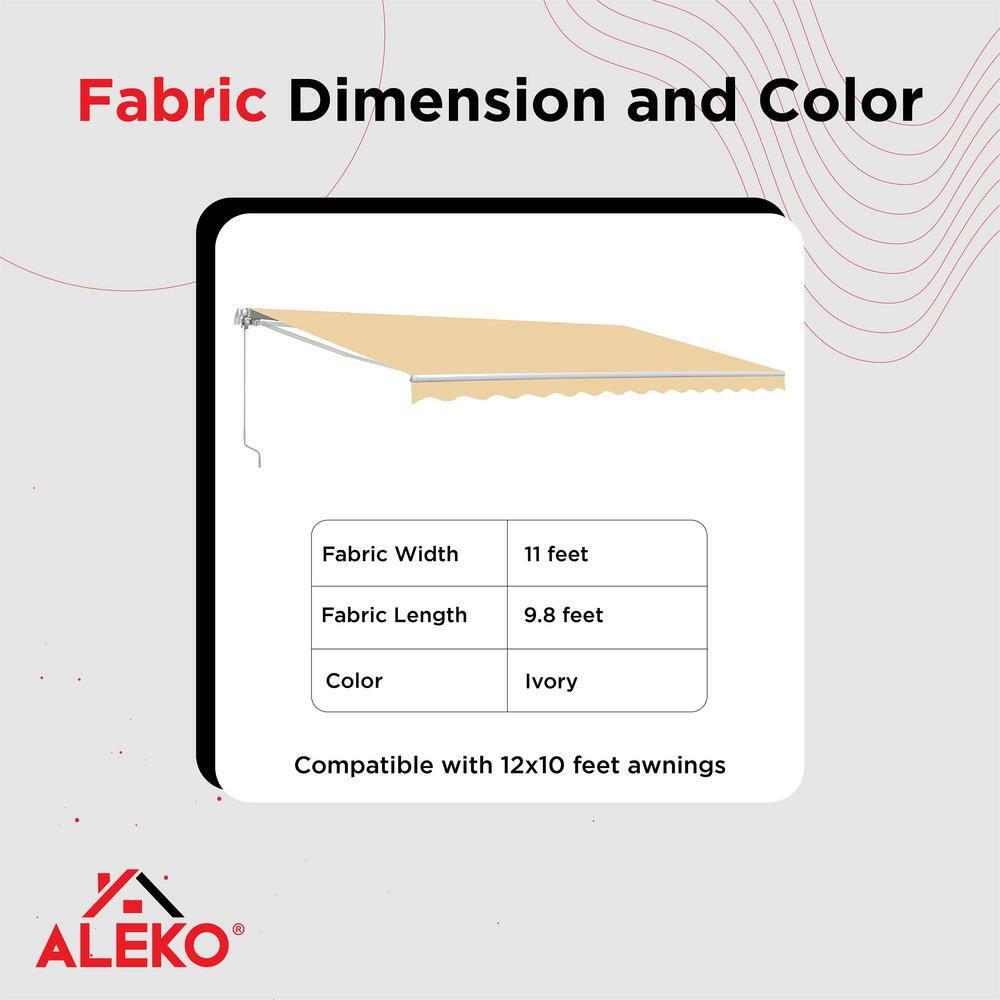 ALEKO Retractable Awning Fabric Replacement