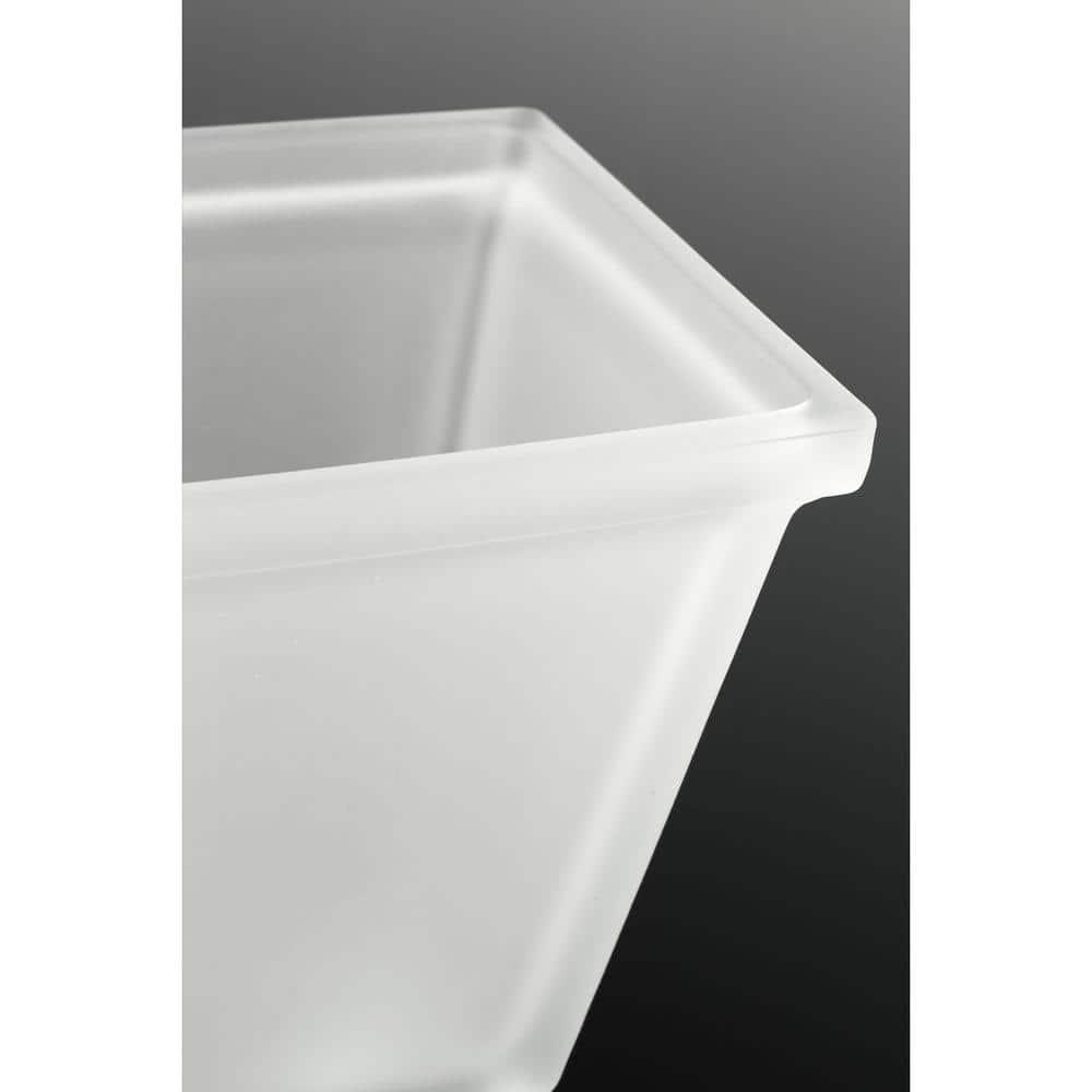 Progress Lighting, Clifton Heights, 4-Light Bath Vanity Fixture, Brushed Nickel, Etched Glass Shades