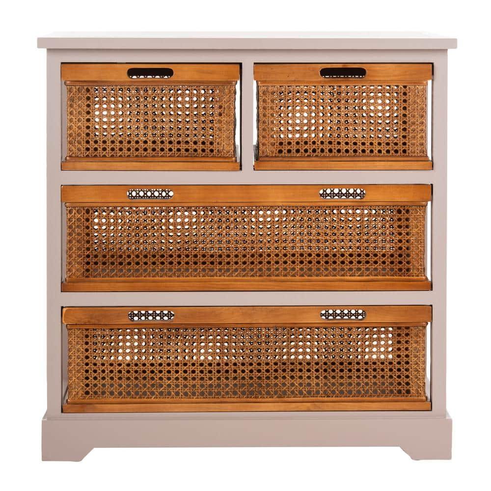 Jackson 4 Drawer Unit - Quartz Grey - Safavieh