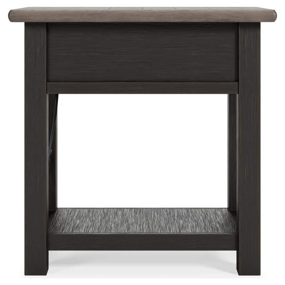Signature Design by Ashley Casual Tyler Creek Chairside End Table Two-tone