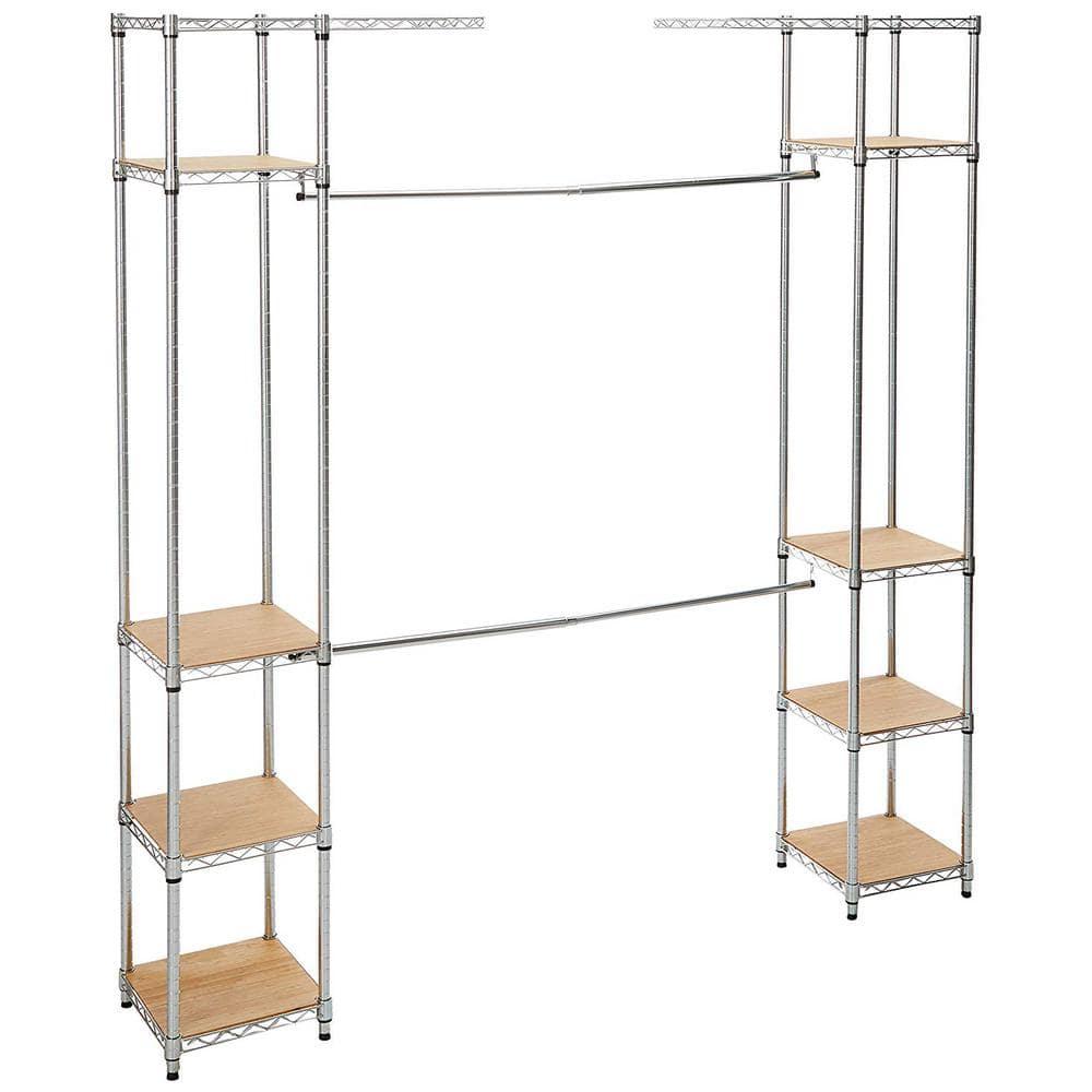 TRINITY Ecostorage® Expandable Closet Organizer - Chrome