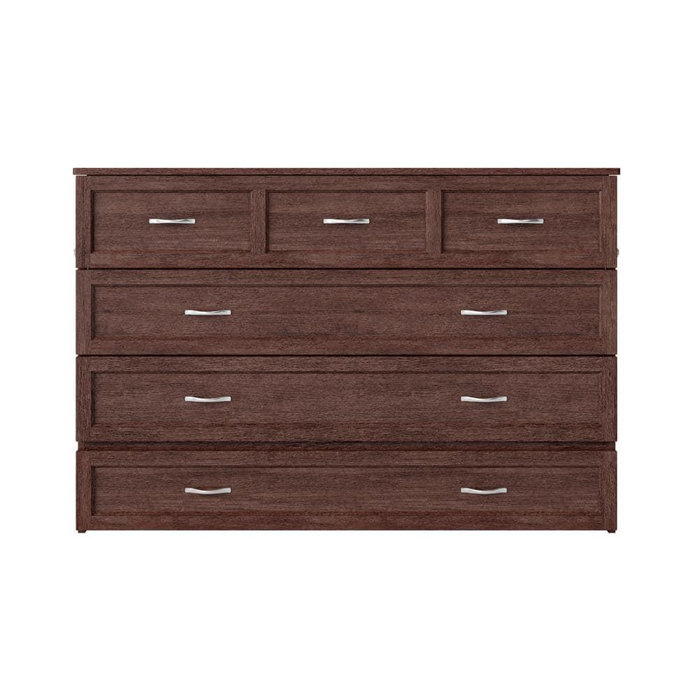 Queen Deerfield Murphy Bed Chest with Charging Station - AFI Atlantic Furniture