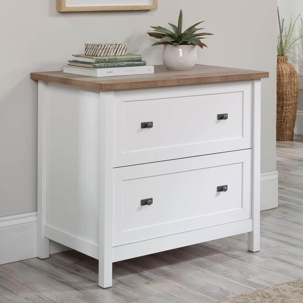 Sauder Cottage Road 2 Drawer Lateral File Cabinet White