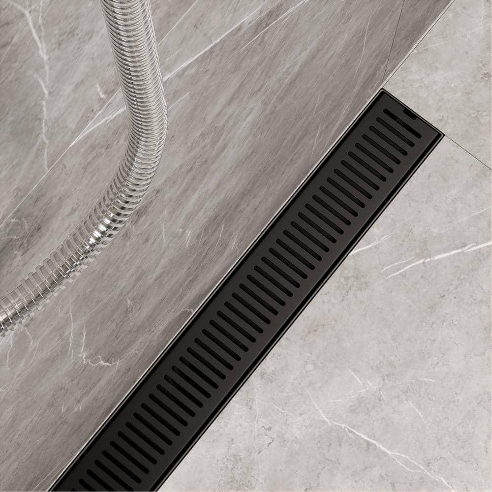 Elan 24" Rectangular Grate Linear Grid Shower Drain