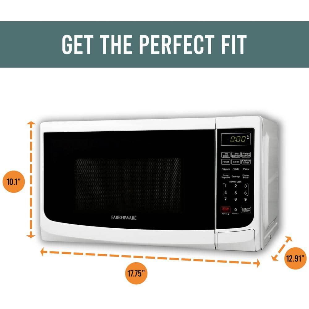 Farberware Farberware Countertop Microwave .7 Cu. Ft. 700-Watt Compact Microwave Oven FMO07ABTWHA