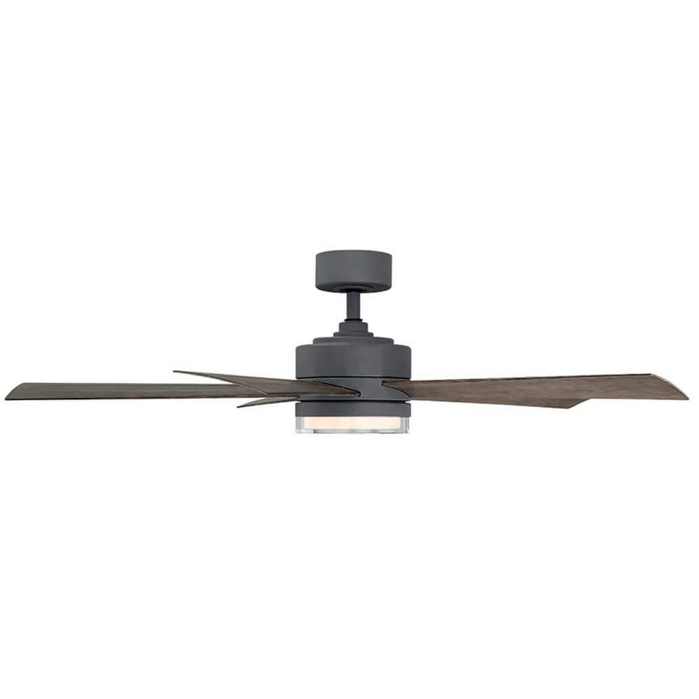 Wynd 5 - Blade Outdoor /Indoor Smart Ceiling Fan with Remote Control and LED Light Kit Included