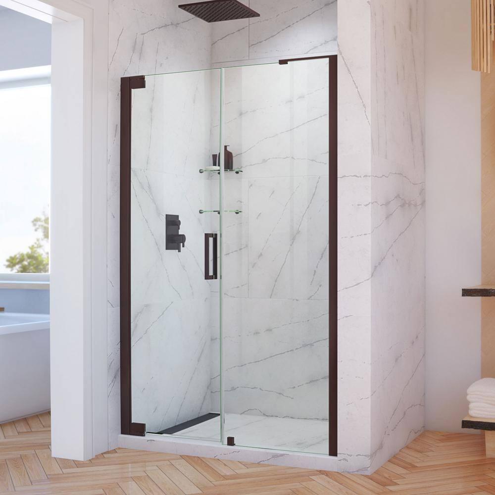 Elegance-LS 57.75" W x 72" H Pivot Frameless Shower Door with ClearMax™ Technology