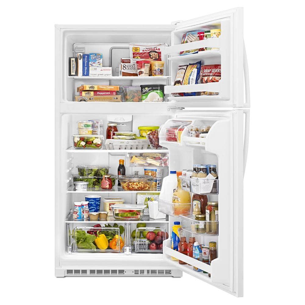 Whirlpool WRT311FZDW 20.5 Cu. Ft. White Top Freezer Refrigerator