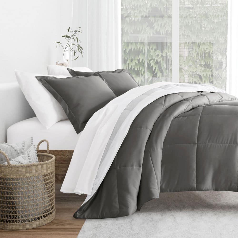 Becky Cameron Contemporary Coastal Stripe Down-Alternative Lightweight Comforter Set