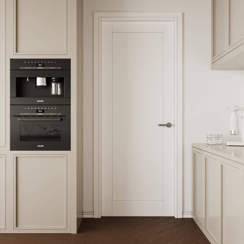 Interior Pantry Solid Wood Slab Doors For French Doors / Sliding Doors Without Hardware