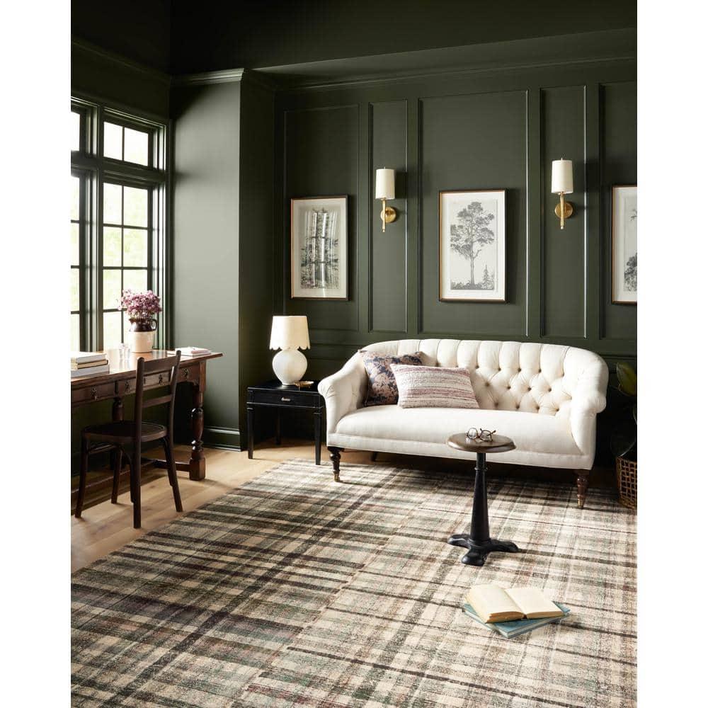 Humphrey Rug by Chris Loves Julia x Loloi - Forest and Multi / 5' x 7'