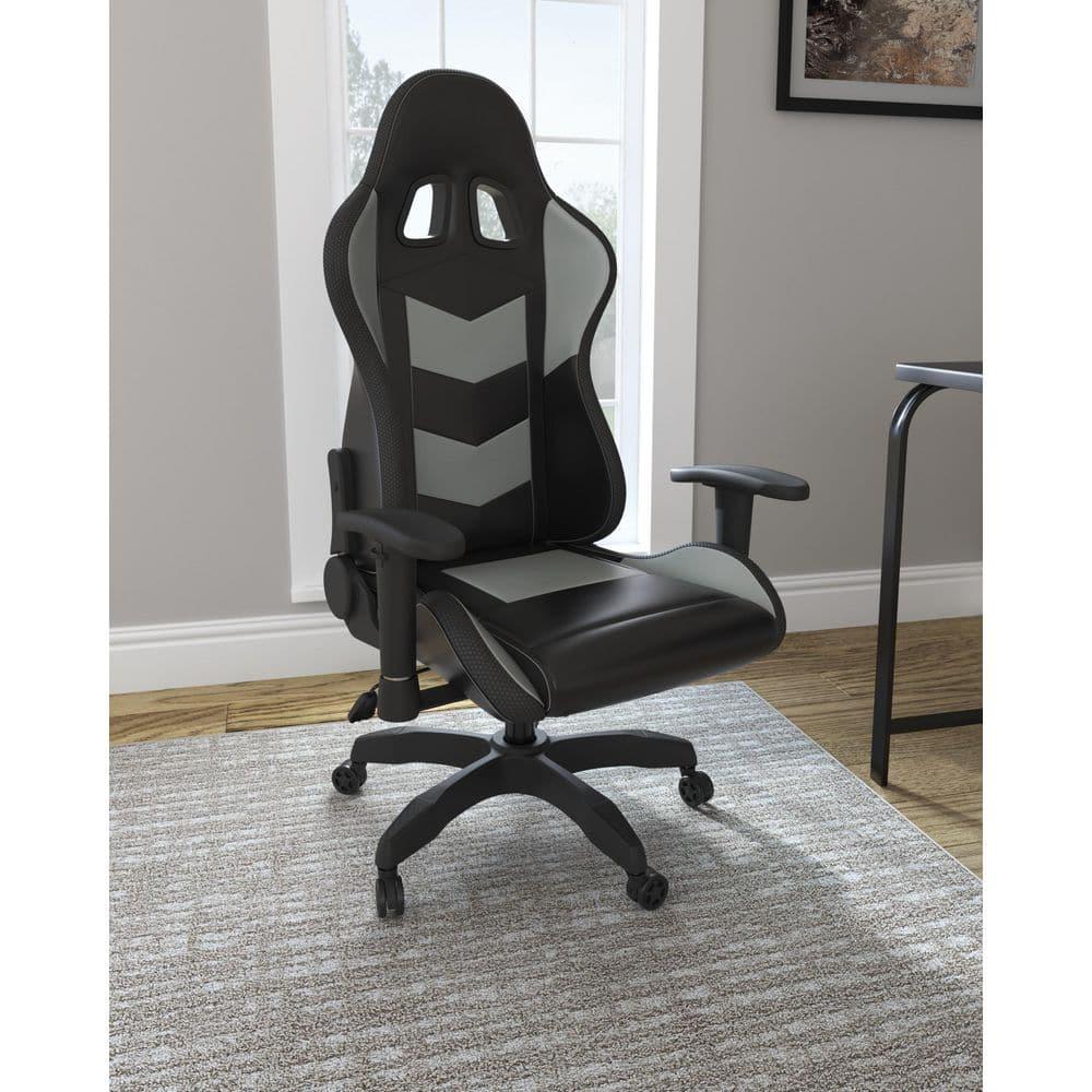 Signature Design by Ashley Contemporary Lynxtyn Home Office Desk Chair Black/Gray