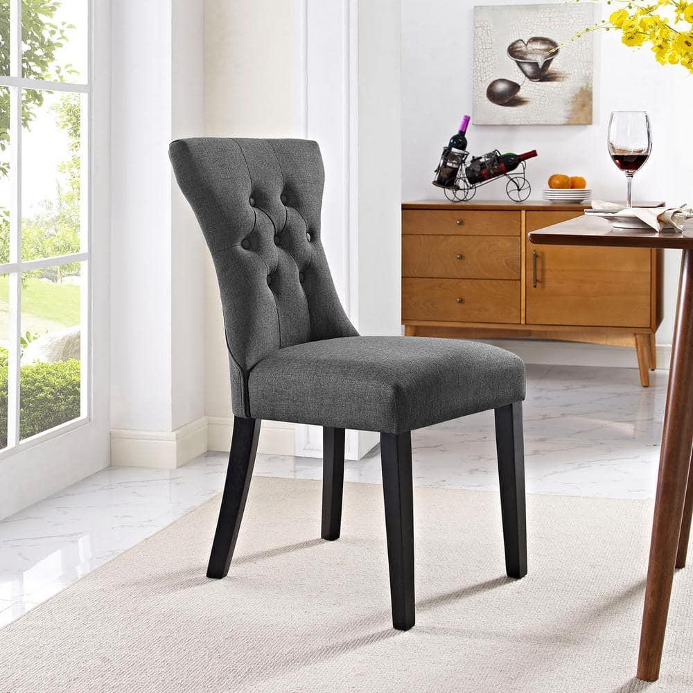 Silhouette Tufted Upholstered Side Chair