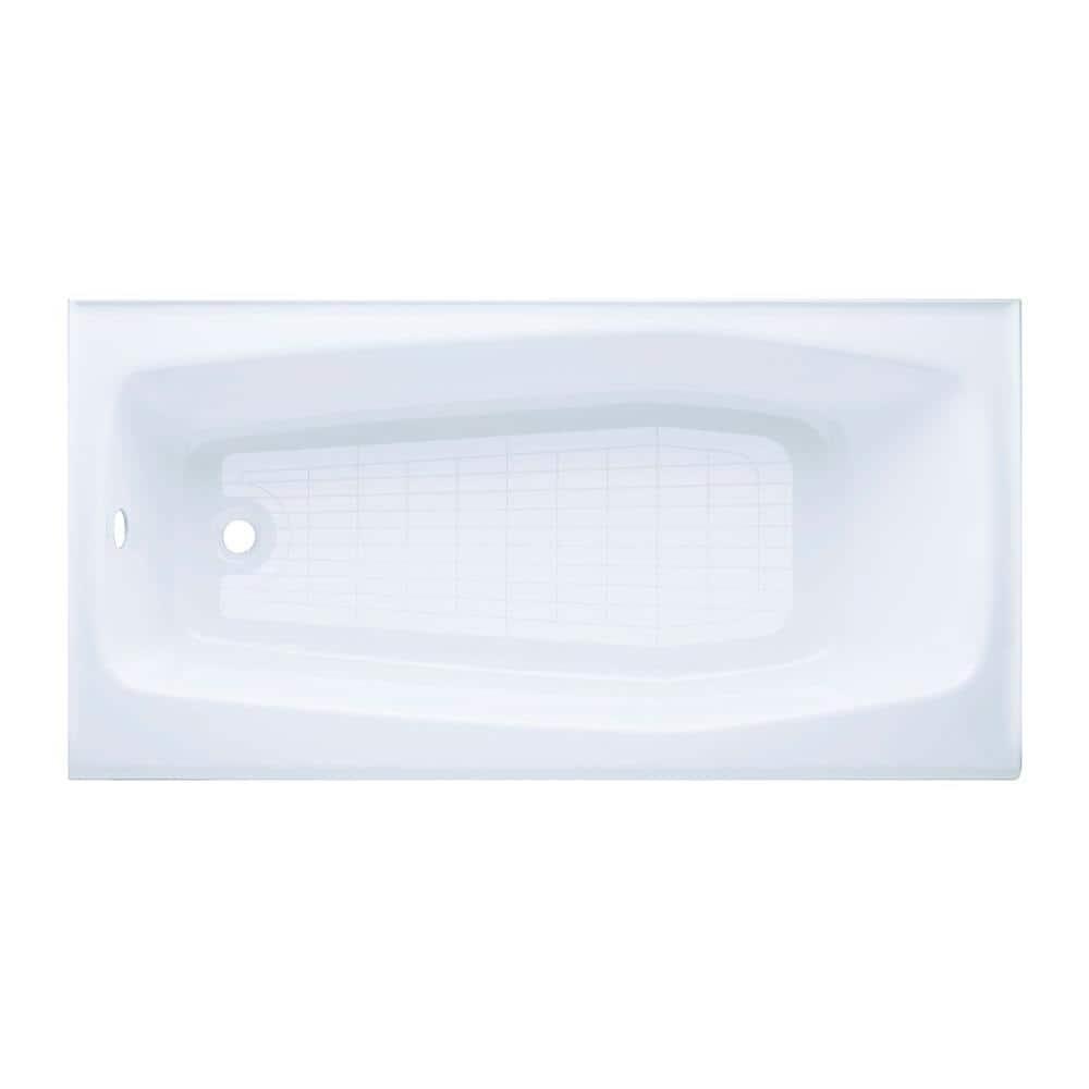 Villager 60" x 30" Alcove Soaking Cast Iron Bathtub