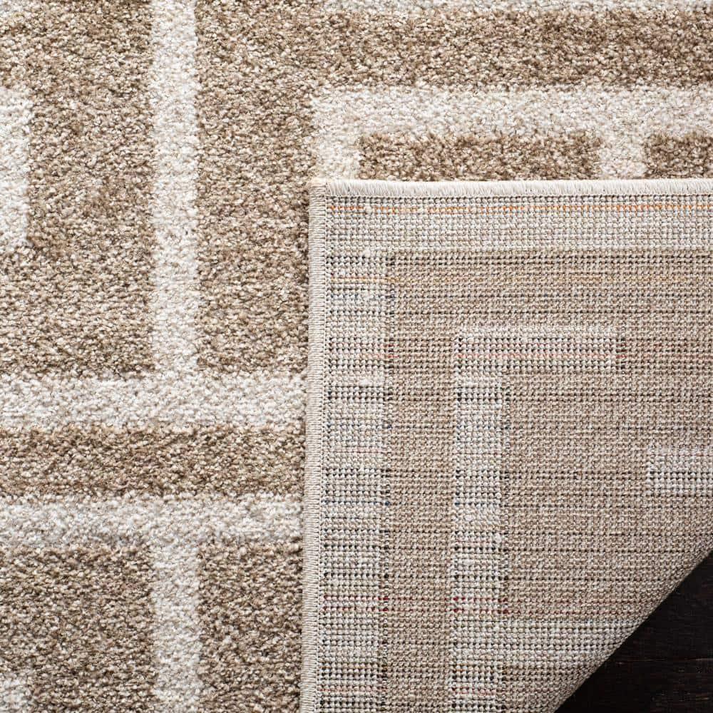 Amherst AMT404 Power Loomed Area Rug - Wheat/Beige - 8'x10' - Safavieh.