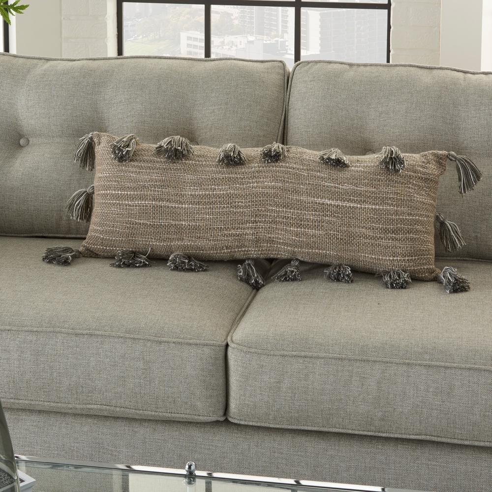 Life Styles Woven with Tassels Throw Pillow - Mina Victory