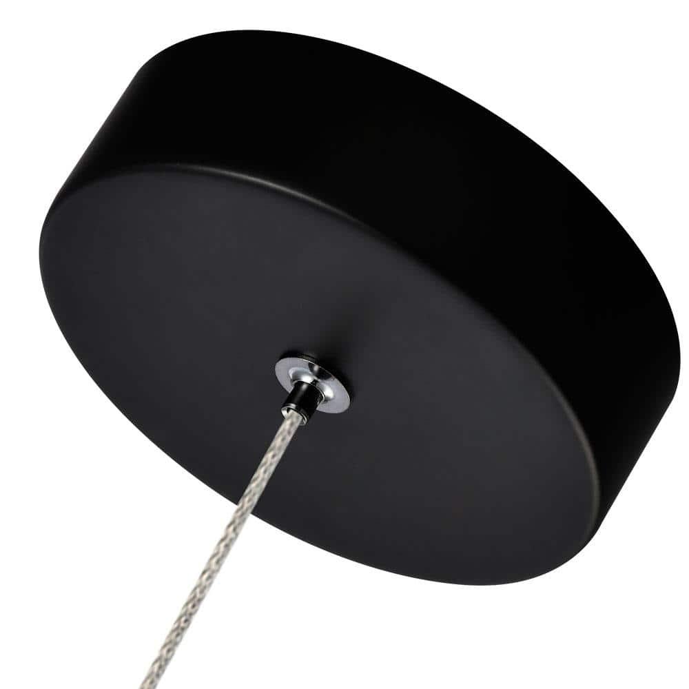 Amalfi 4.75-in Integrated LED Height Adjustable ETL Certified Pendant Light with Cone Shade