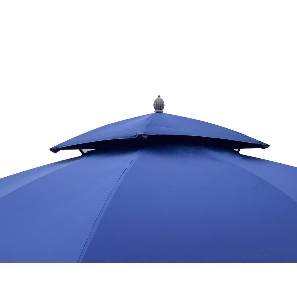 APEX GARDEN Replacement Canopy Top for  Lowes Allen Roth Gazebo  Model # GF-12S004B-1 / GF-12S004BTO