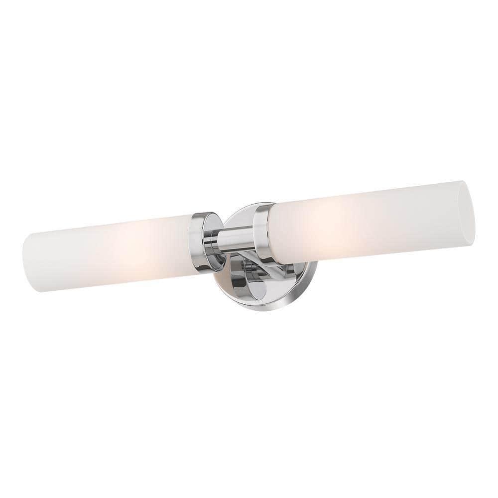 Livex Lighting Aero 2 - Light Vanity in  Polished Chrome