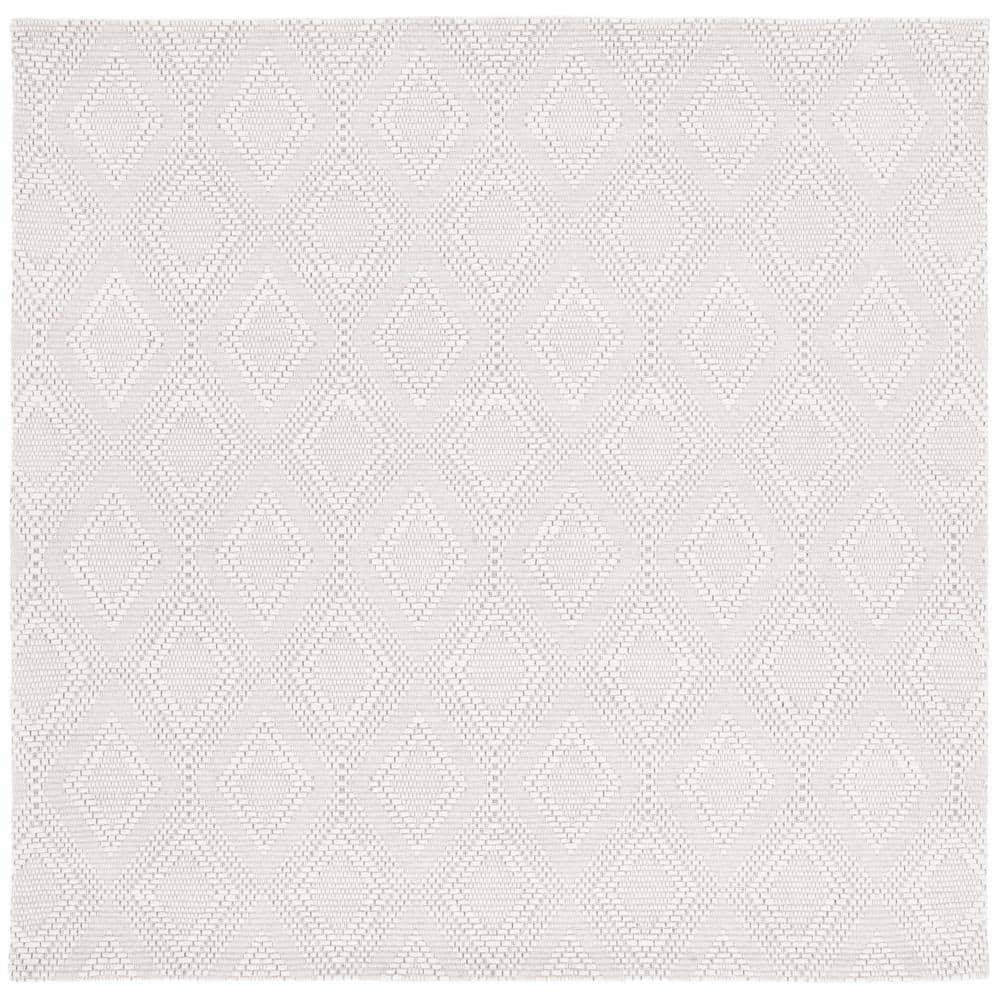 Marbella MRB306 Hand Woven Area Rug - Ivory - 6'x6' - Safavieh.