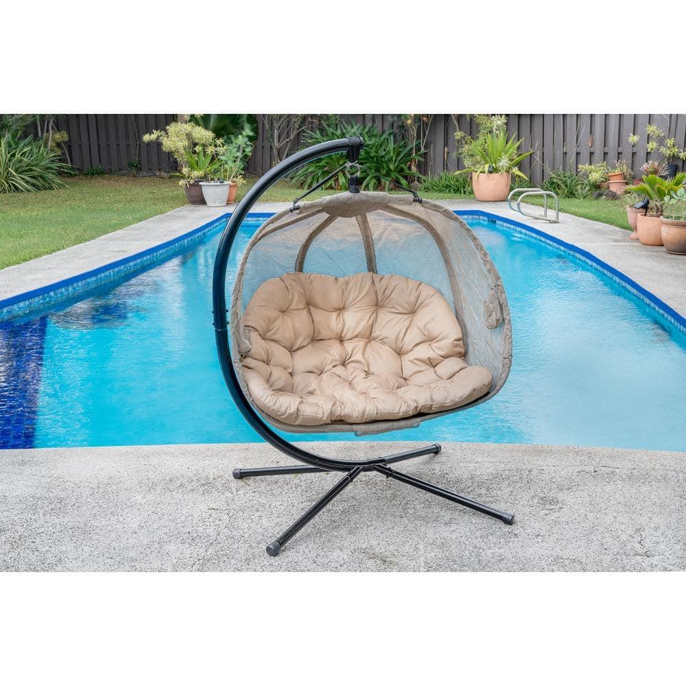 Wade Logan® Abdool Double Porch Swing with Stand