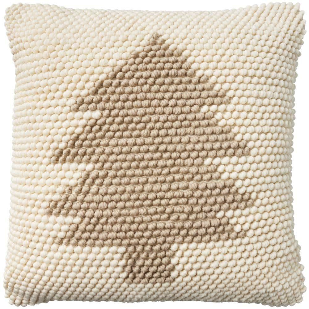 20"x20" Oversize Holiday Xmas Tree Loops Square Throw Pillow - Mina Victory: Polyester & Cotton, Zipper Closure