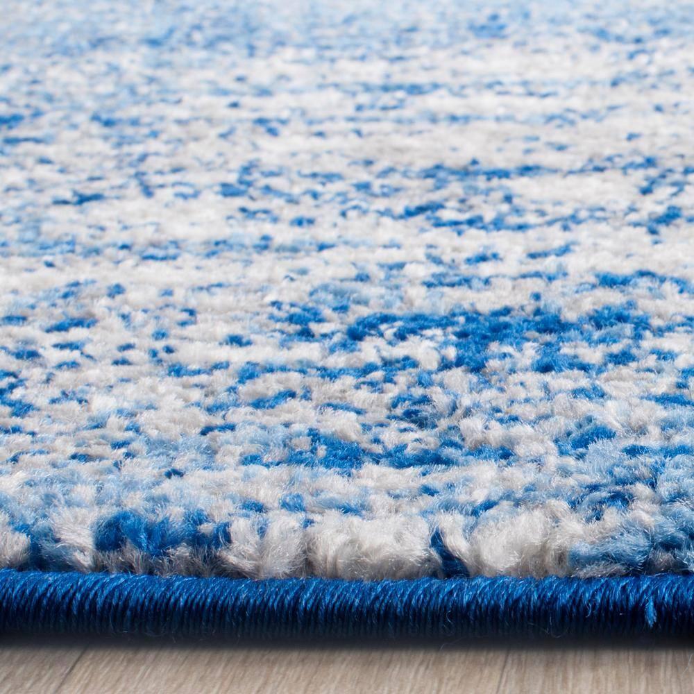 Adirondack ADR112 Machine Made Indoor Area Rug - Silver/Blue - 4'x4' - Safavieh