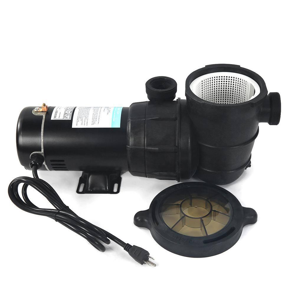 XtremepowerUS 19" Sand Filter Pump, 4500GPH,  With 1.5HP Pool Pump For Above Ground Pools, With 5-Way Multi-Port Valve & Strainer Basket, For Domestic & Commercial Pools