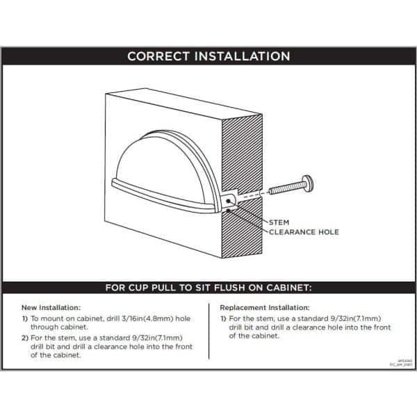 3" Center to Center Cup/Bin Pull Multipack