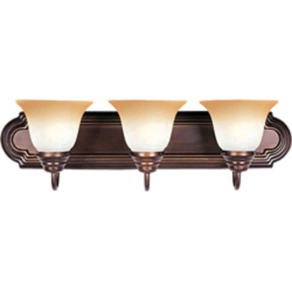 Maxim Lighting Essentials - 801x 3 - Light Vanity in  Oil Rubbed Bronze