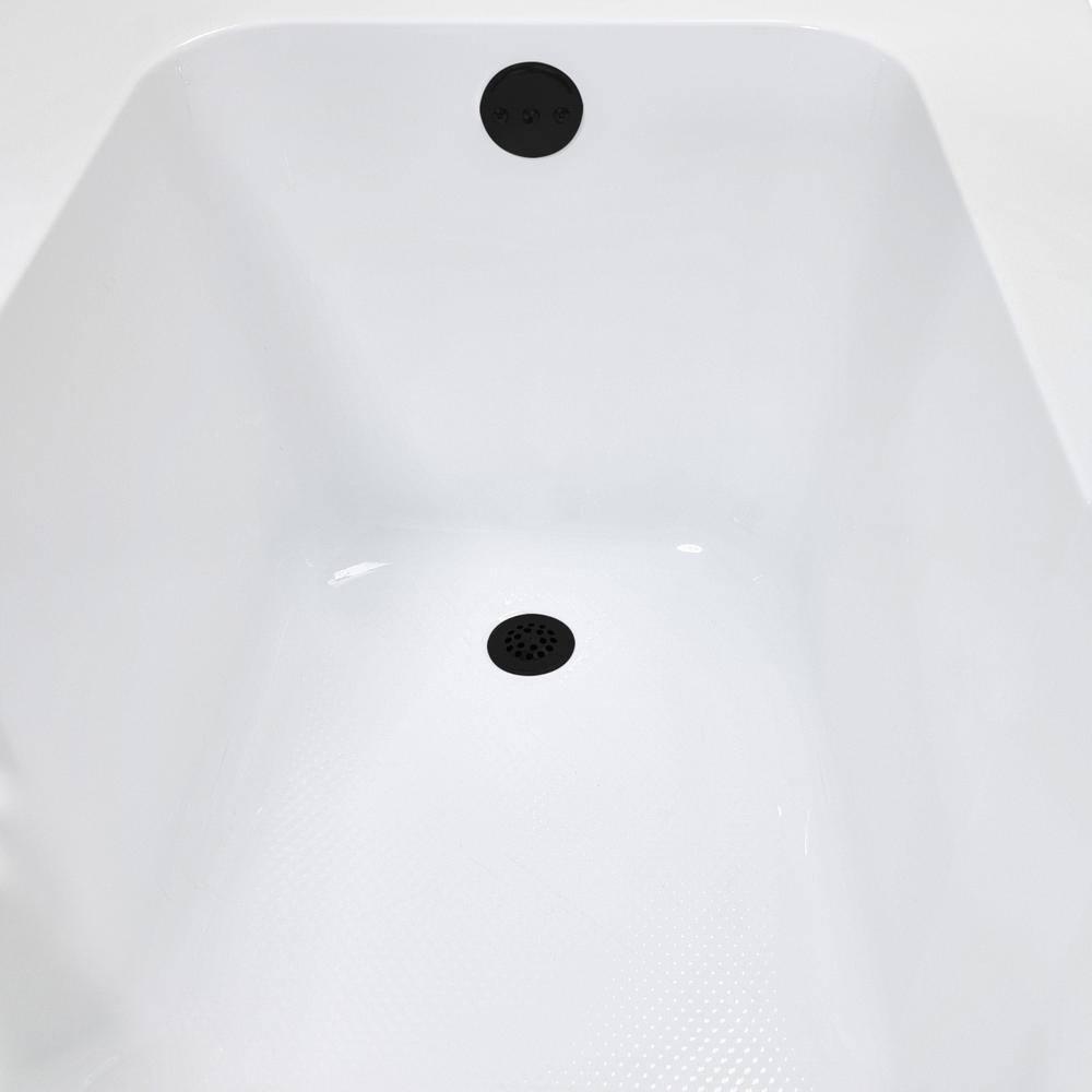 60'' x 32'' Acrylic Soaking Drop-In Bathtub, Drain Included