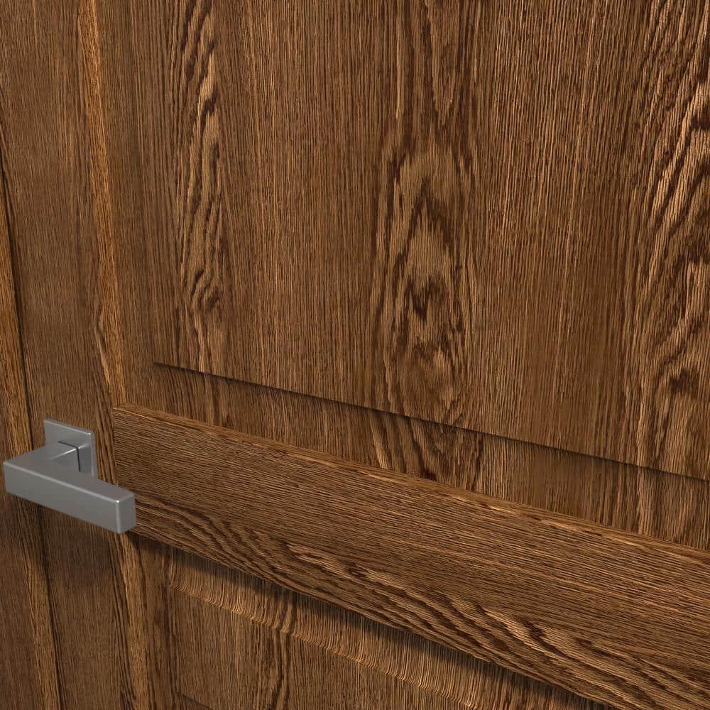 SARTODOORS Sliding French Double Pocket Doors | Ego 5012 | Kit Rail Hardware | Solid Wood Interior Bedroom Modern Doors