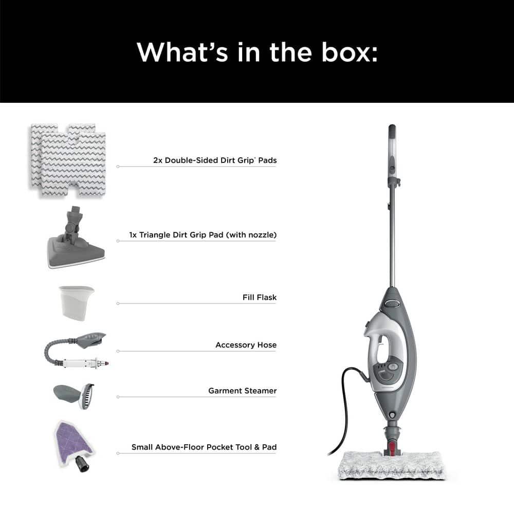 Shark Lift-Away Pro Steam Mop with Handheld Steamer, 3 Modes, Steam Blaster, Intelli-Mop Head - For Floors, Above-Floors & Garments