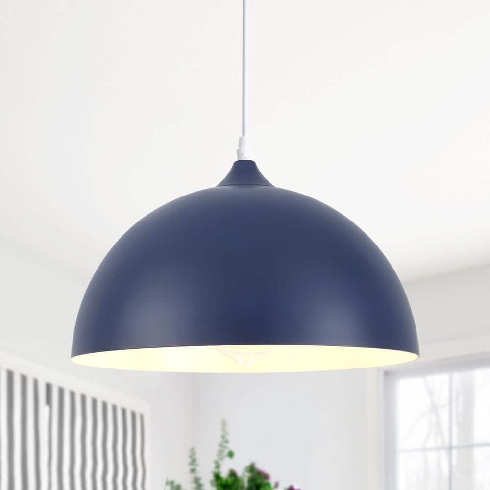 Danialah 1 - Light Industrial Dome Single Pendant with Metal Dome