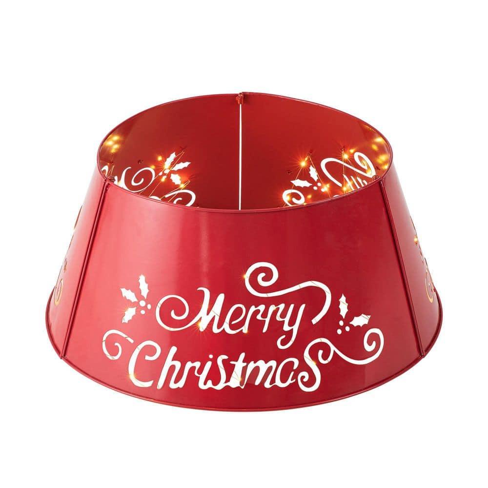 Diecut Metal Tree Collar with Lights