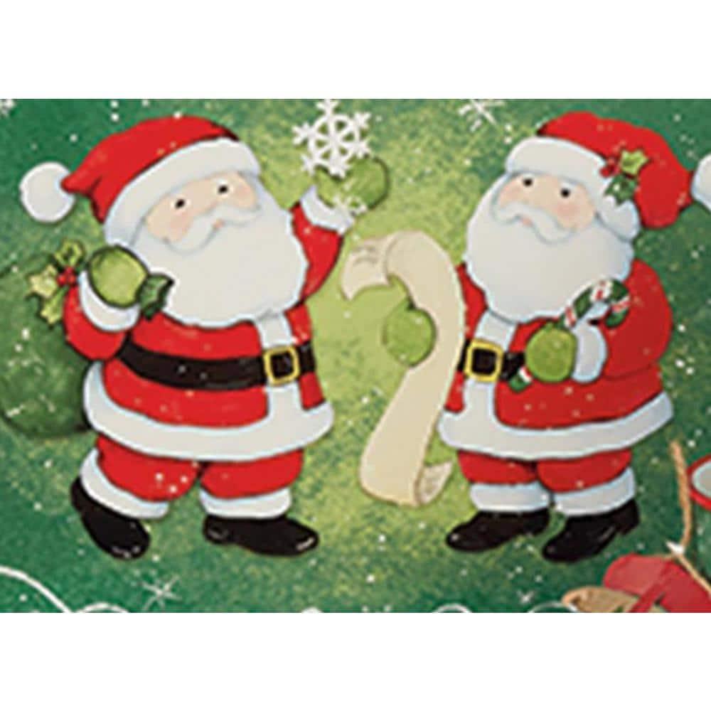 Certified International Certified International 4 Piece Holiday Magic Santa 3-D Mug Set
